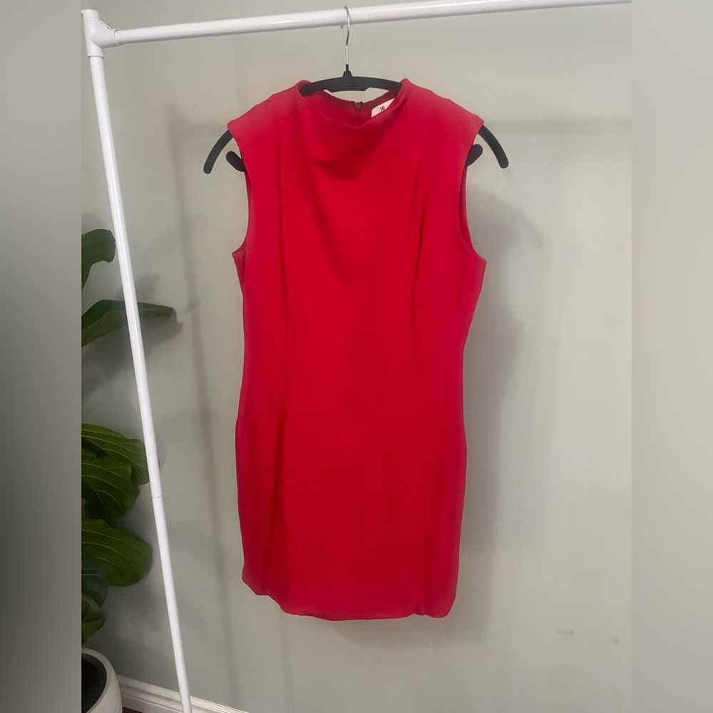 Banana Republic Red Lightweight Ponte Mini Dress Size S